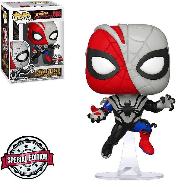 POP Funko Venomized Spider-Man #598 Homem Aranha Special Edition Exclusivo