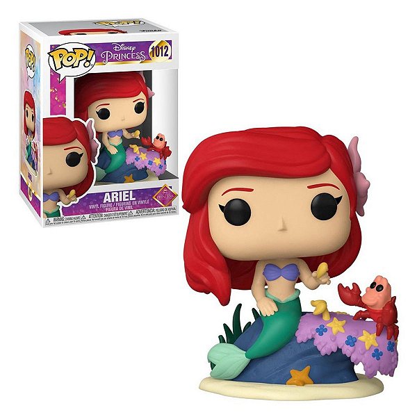 Pop Funko Ariel E Sebastian #1012 A Princesa Pequena Sereia