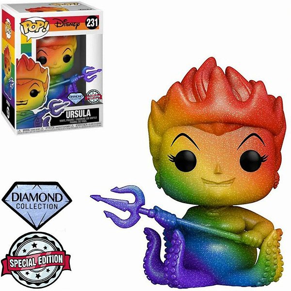 Pop Funko Ursula Pride #491 Special Edition Diamond Disney