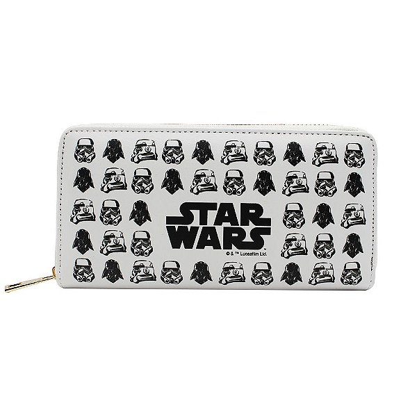 Carteira Darth Vader Stormtrooper 19x10 Cm Oficial Star Wars