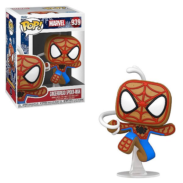 Pop Funko Homem Aranha #939 Especial De Natal Oficial Marvel