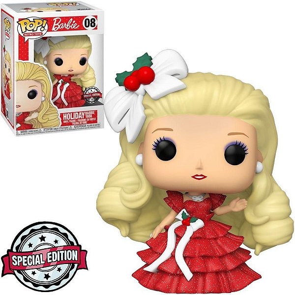Pop Funko Barbie Holiday 1988 #08 Special Edition Oficial