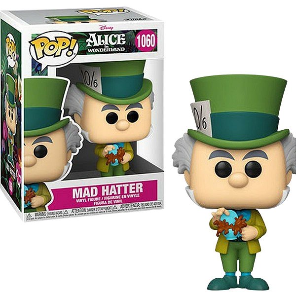 Pop Funko Mad Hatter Chapeleiro Louco #1060 Oficial Alice No País Das Maravilhas Disney