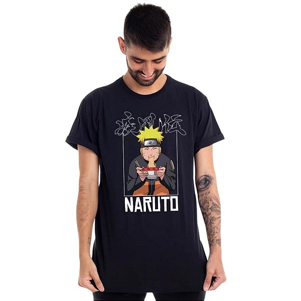 Camiseta Camiseta Naruto Shippuden Camisa Feminina Nuvem Akatsuki