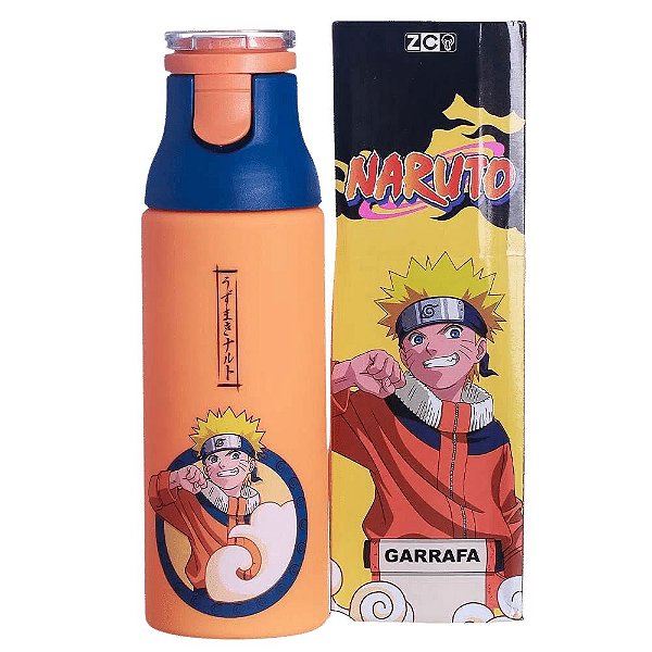 Garrafa Naruto Uzumaki Para Academia 750Ml Oficial Viz