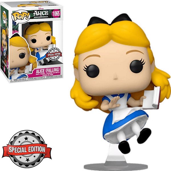 Pop Funko Alice (falling) #1065 Disney Alice in Wonderland Special Edition