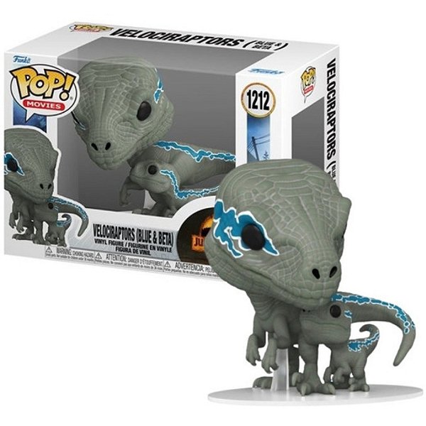 Pop Funko Velociraptor Blue & Beta #1212 Jurassic World Dominion