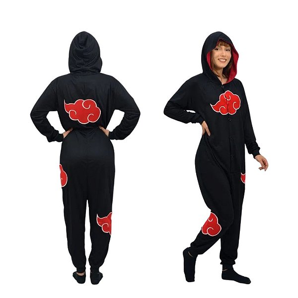 Naruto, Akatsuki Nuvem Vermelha Roupas Cos