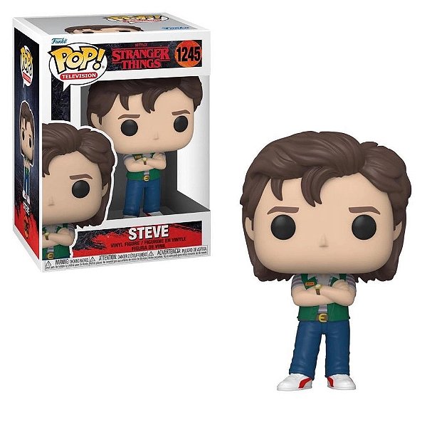 Pop Funko Steve Harrington #1245 Oficial Stranger Things 4