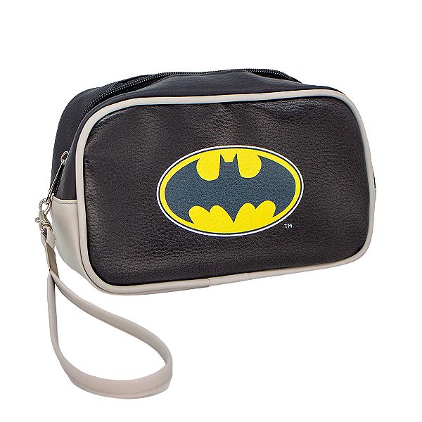 Batman Logo Bolsa Nécessaire Viagem Multiuso Oficial DC Comics