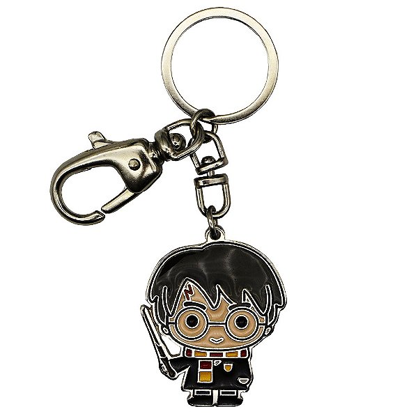 Chaveiro Harry Potter Fofo Em Metal Com Mosquetão Oficial Warner Bros