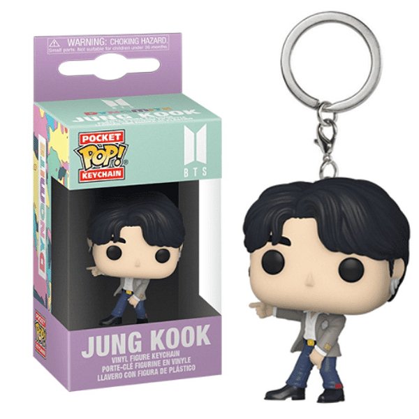 Pop Funko Jungkook BTS Chaveiro Keychain Pocket Oficial BIGHIT