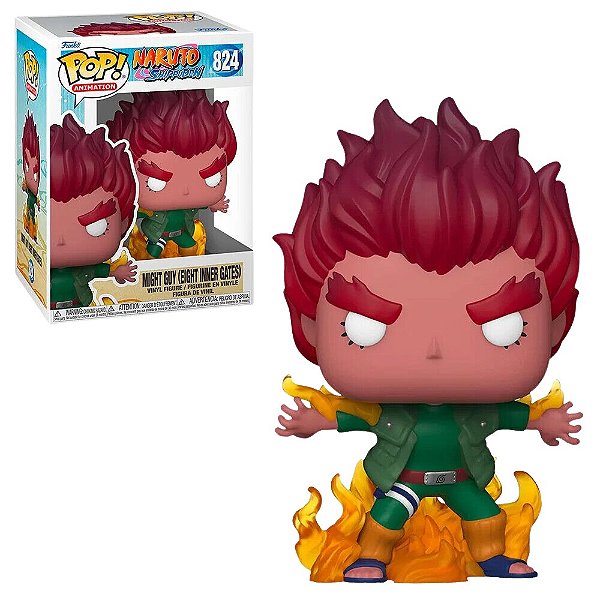 Pop Funko Eight Gates Maito Gai #824 Gai Oito Portões Anime Naruto Shippuden Original
