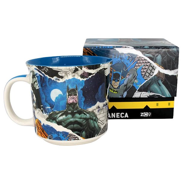 Caneca Batman Cerâmica 350ml + Caixinha Multiuso Oficial DC - Adrenaland -  A Realidade da Imaginação