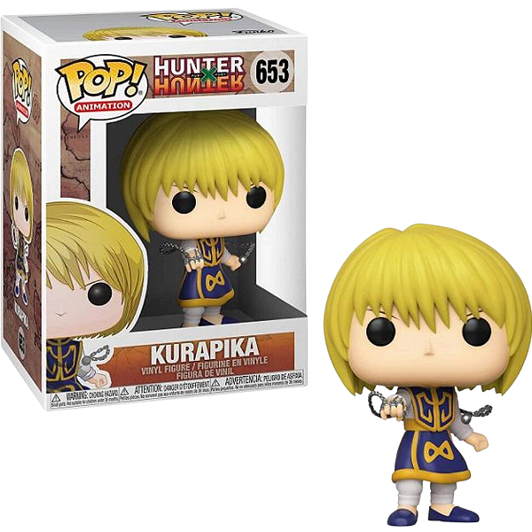 Pop Funko Kurapika 653 Corrente Guia Hunter X Hunter Oficial