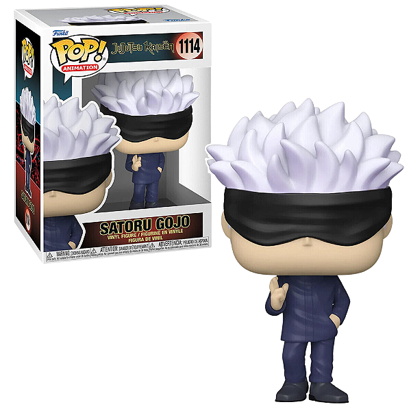 Pop Funko Satoru Gojo 1114 Jujutsu Kaisen Feiticeiro Forte