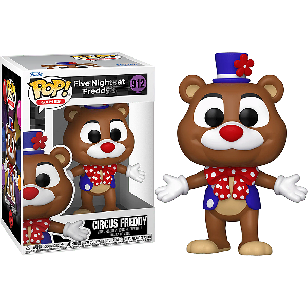Pop Funko Circus Freddy 912 Five Nights At Freddy's Original