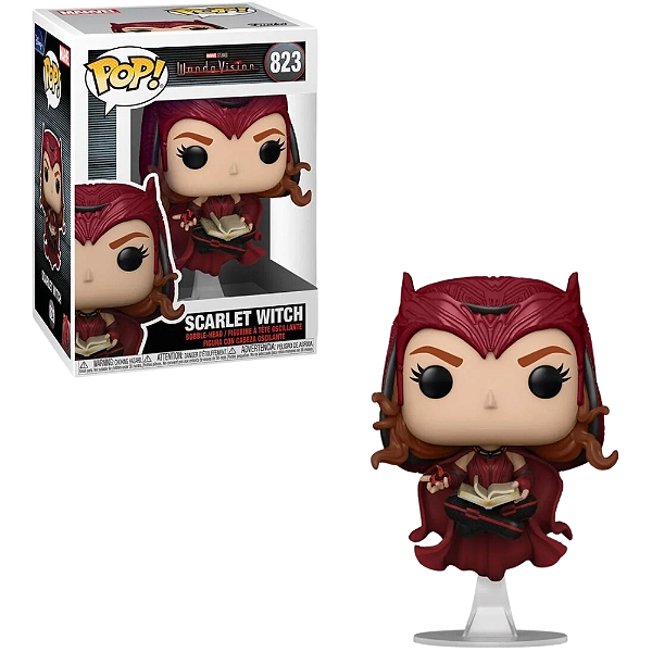 Pop Funko Feiteceira Escarlate Scarlet Witch 823 WandaVision