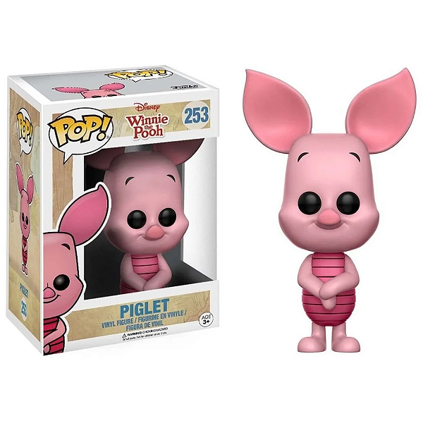 Pop Funko Piglet Leitão 253 Ursinho Winnie The Pooh Disney