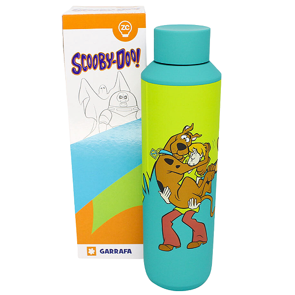 Garrafa Scooby-Doo Térmica 6 Horas 600ml Oficial Warner Bros