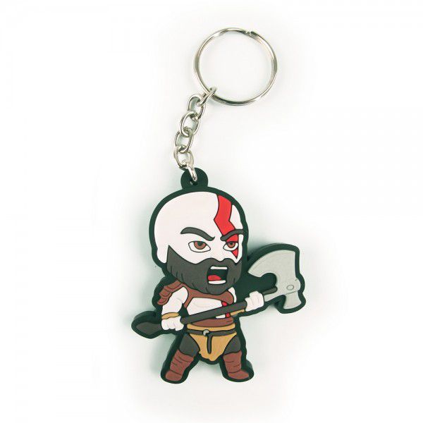 Chaveiro Kratos Maduro Emborrachado