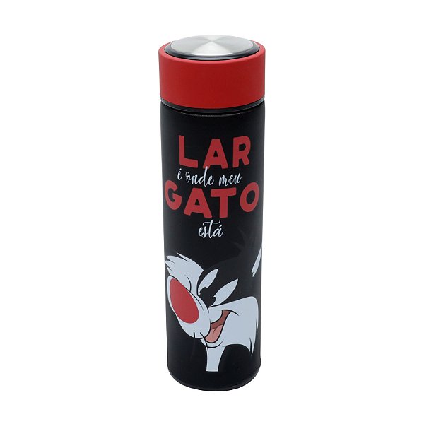 Garrafa Térmica Frajola Emborrachada - Oficial Looney Tunes