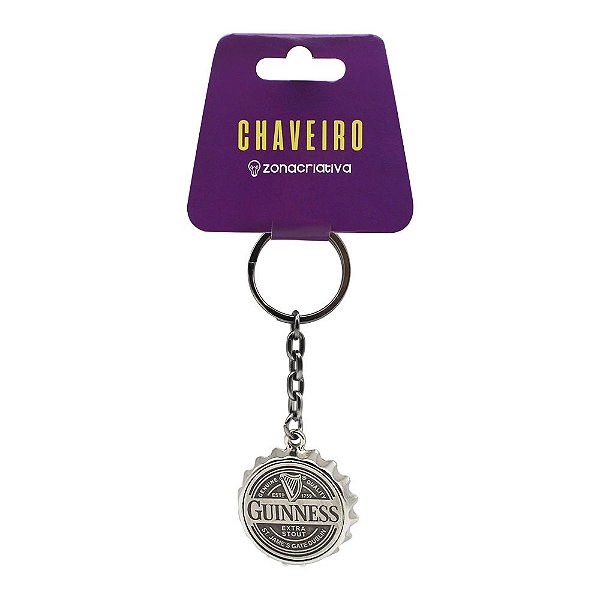 Chaveiro Guinnes Abridor de Garrafas
