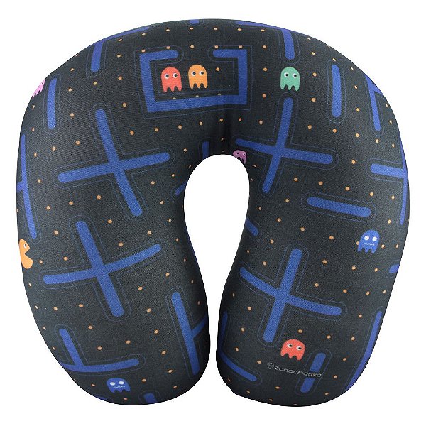 Almofada de Pescoço Pac-Man