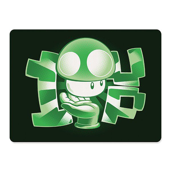 Mousepad Cogumelo Super Mario 37x28cm Mouse Pad Gamer