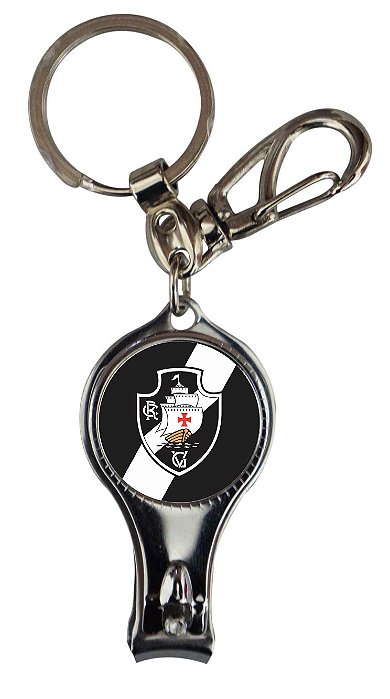 Chaveiro Vasco Cortador Metal Com Mosquetão - Oficial