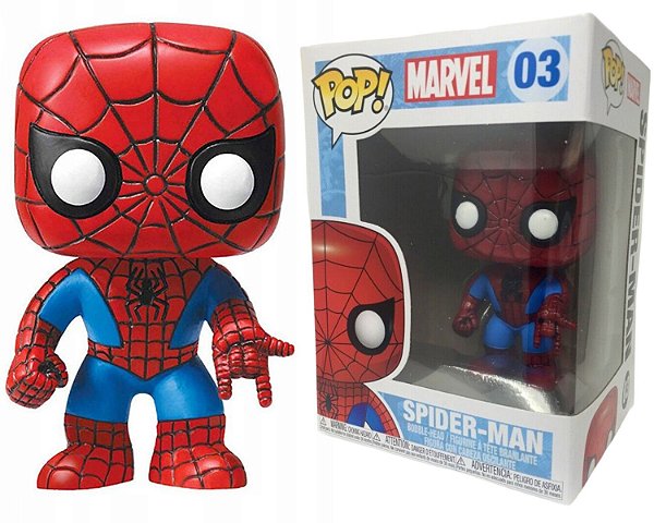 POP Funko Spider-Man #03 Marvel Homem Aranha Spider Man