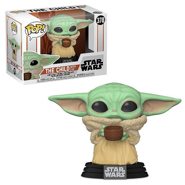 Pop Funko Baby Yoda #378 The Child With Cup The Mandalorian