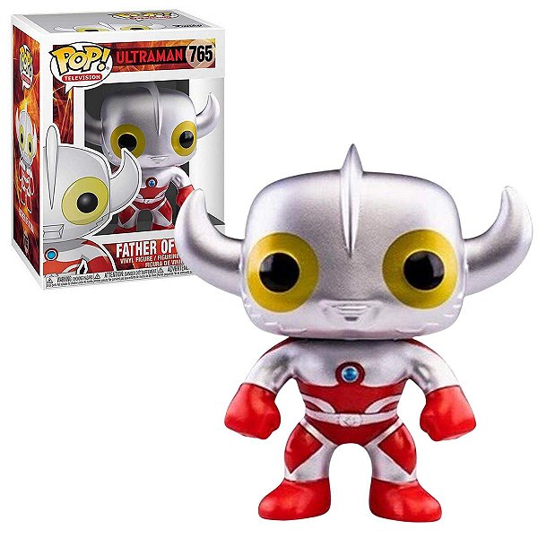 Pop Funko Father Of Ultra #765 Ultraman Oficial Com Nota