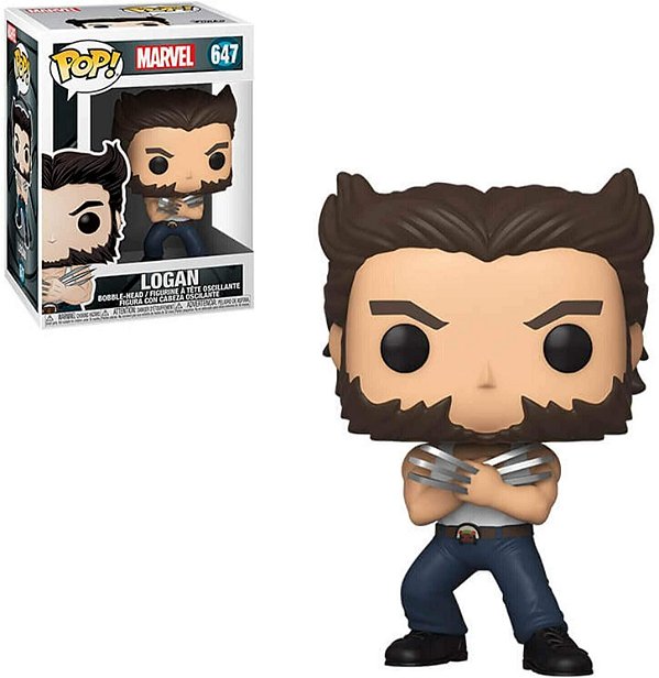 Pop Funko Logan X-Men #647 Marvel Oficial Com Nota Fiscal