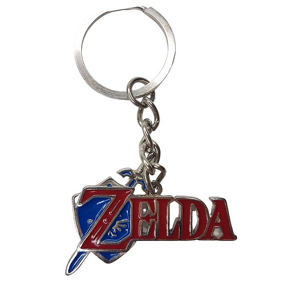 Chaveiro Zelda Logo Colorido Metal