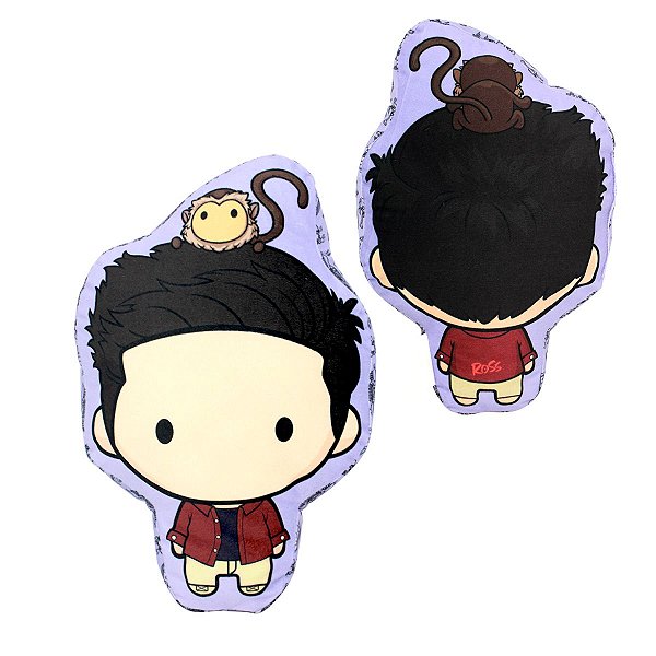 Almofada Formato Ross Geller Marcel Friends Central Perk