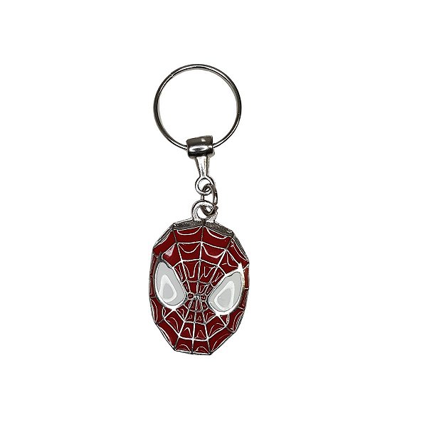 Chaveiro Homem Aranha Vermelho Metal