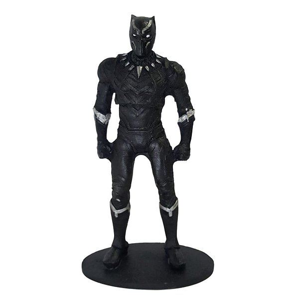 Estátua Pantera Negra Em Resina Realista 17cm altura Marvel