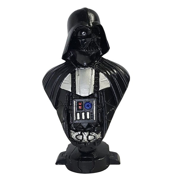 Estátua Darth Vader Busto Em Resina Realista 19cm Star Wars