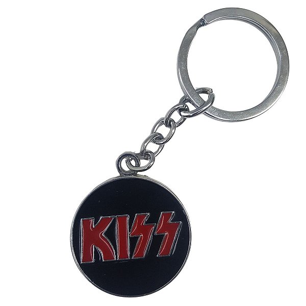 Chaveiro Banda KISS Logo De Metal Banda Rock and Roll