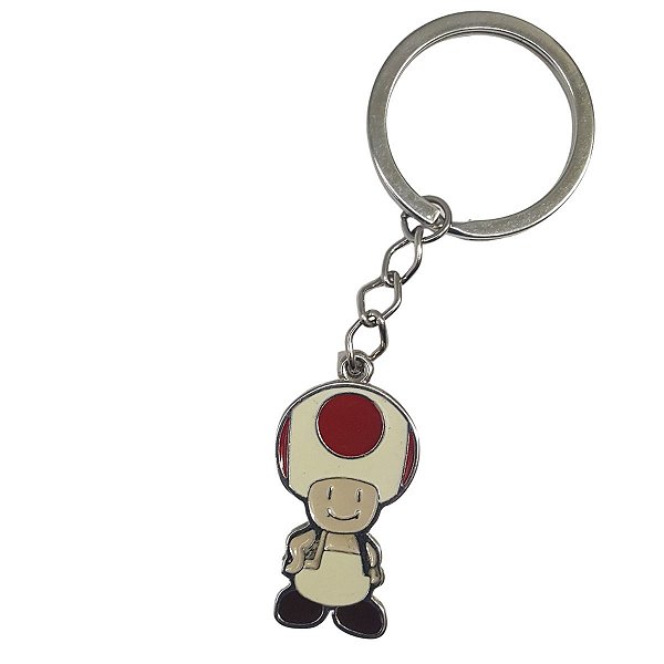 Chaveiro Cogumelo Toad Super Mario - Oficial Nintendo