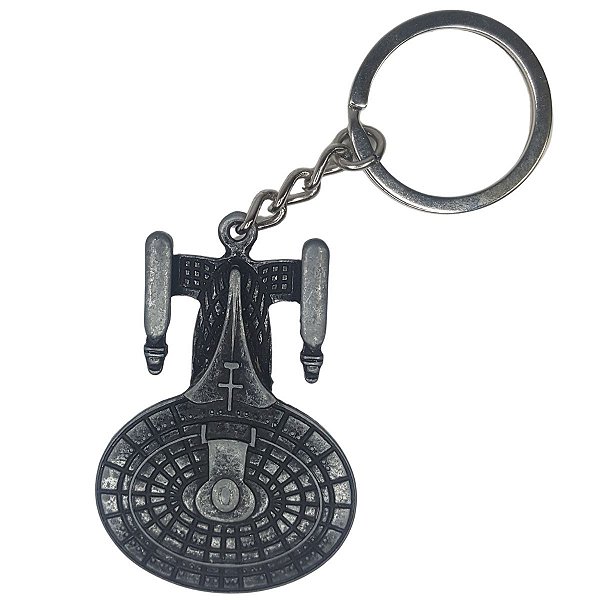 Chaveiro Nave Espacial Discovery Star Trek 3D Metal