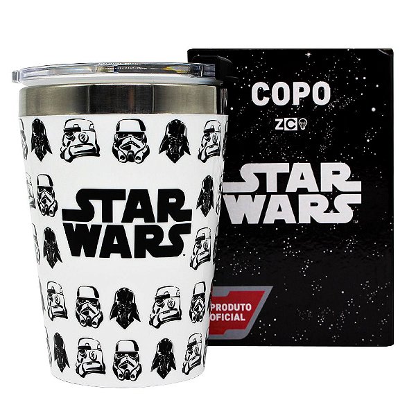 Copo Darth Vader Stormtrooper Semi-térmico Oficial Star Wars