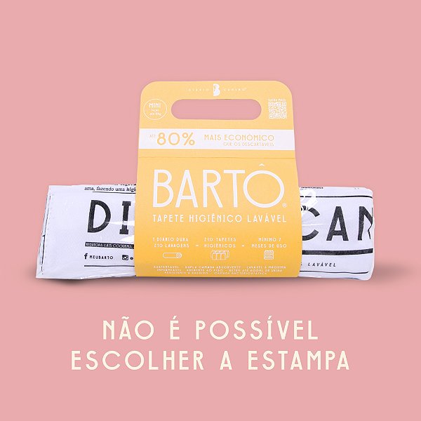 Tapete Lavável Bartô Mini - OUTLET