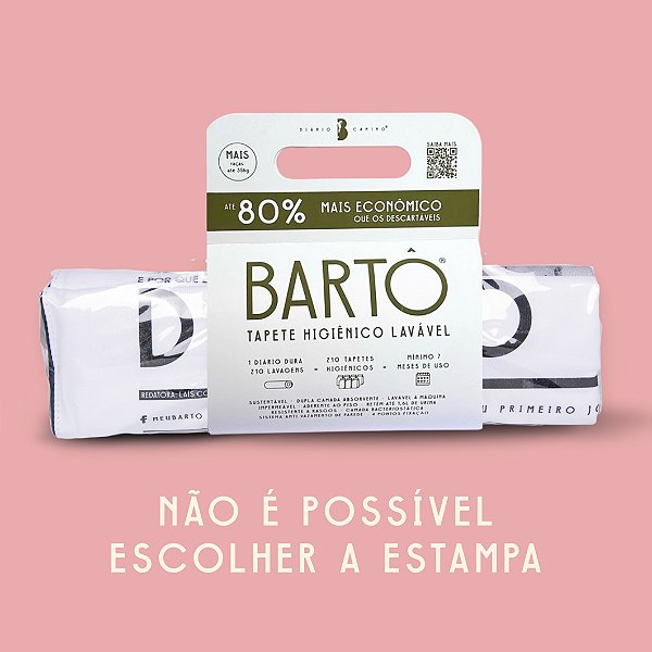 Tapete Lavável Bartô Mais - OUTLET