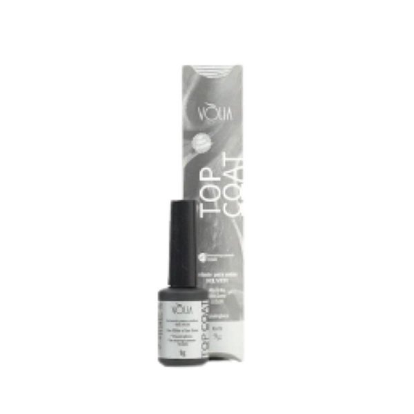Top Coat Volia Sache Silver 9g Refil Alto Brilho Selante