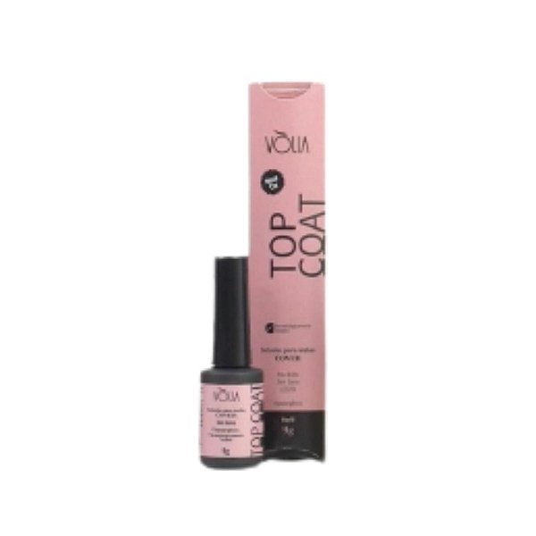 Top Coat Volia Sache Cover 9g Refil Alto Brilho Selante