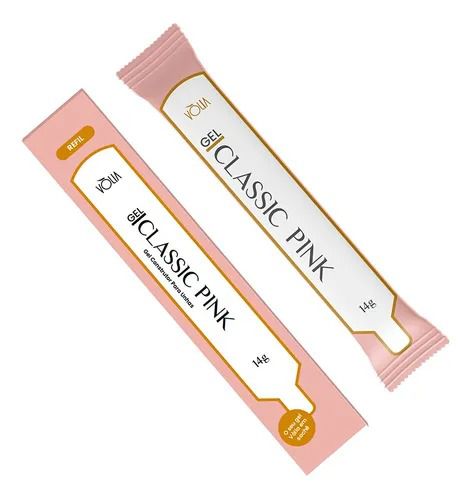 Refil Sache Gel Classic Pink Bisnaga 14g - Voliaç