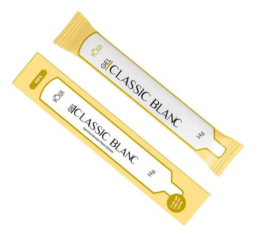 gel volia classic blanc refil sache construtor promoçãoç