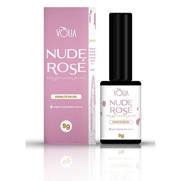 Novo Esmalte em gel vólia nude rose 9g